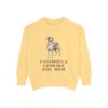 Catahoula Leopard Dog Mom Sweatshirt, Butter, front view