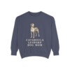 Catahoula Leopard Dog Mom Sweatshirt, Denim, front view