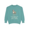 Catahoula Leopard Dog Mom Sweatshirt, Seafoam, front view