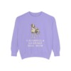Catahoula Leopard Dog Mom Sweatshirt, Violet, front view
