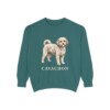 Cavachon Sweatshirt, Blue Spruce, front view
