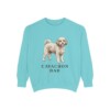 Cavachon Dad Sweatshirt, Chalky Mint, front view