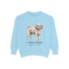 cavachon-sweatshirt-latin-chambray Cavachon Latin Sweatshirt, Chambray, front view