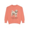 cavachon-sweatshirt-latin-terracotta Cavachon Latin Sweatshirt, Terracotta, front view