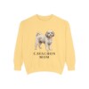 cavachon-sweatshirt-mom-butter Cavachon Mom Sweatshirt, Butter, front view