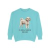cavachon-sweatshirt-mom-chalky-mint Cavachon Mom Sweatshirt, Chalky Mint, front view