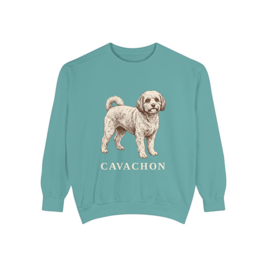 Cavachon Sweatshirt, Seafoam, front view