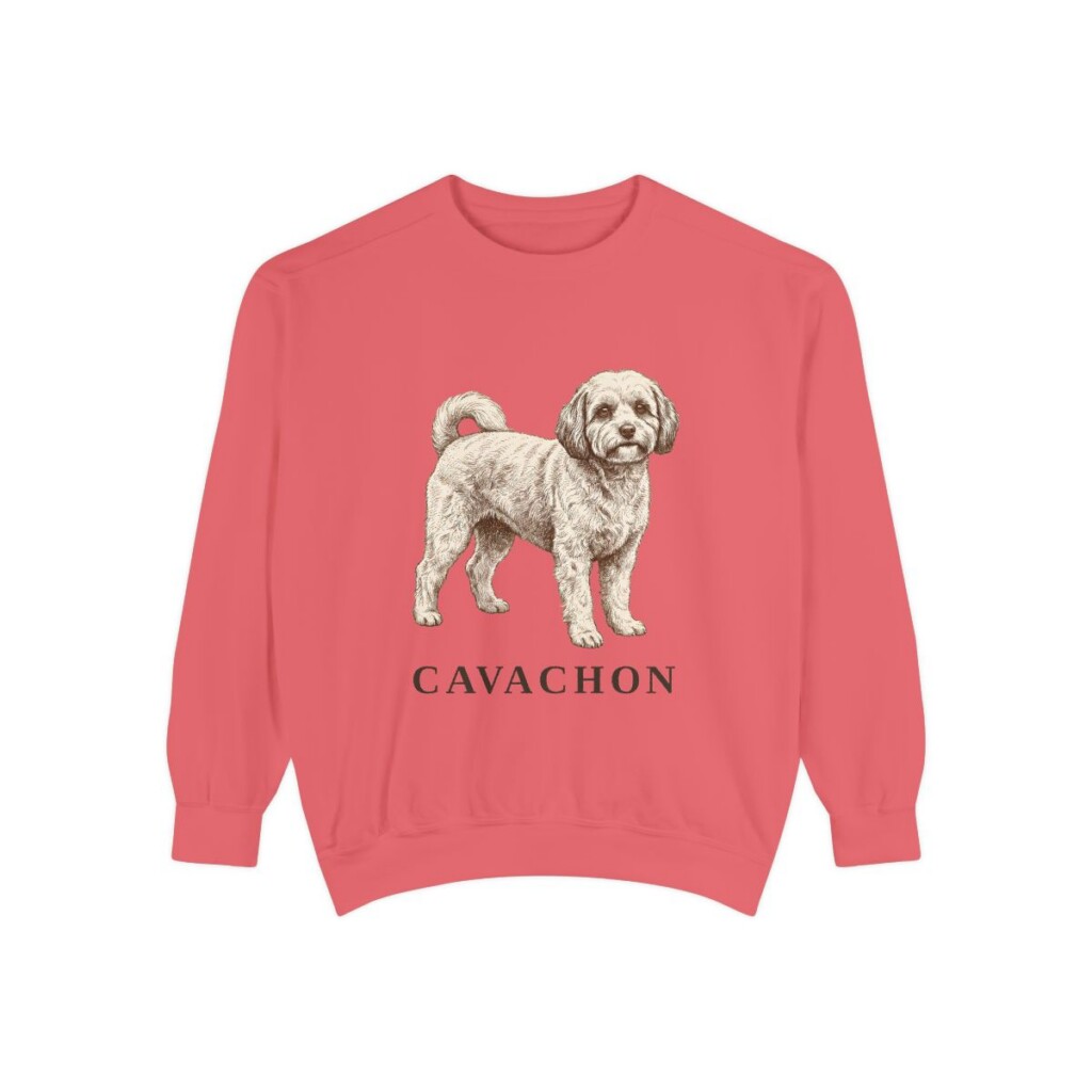 Cavachon Sweatshirt, Watermelon, front view