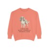 cavalier-king-charles-spaniel-sweatshirt-dad-terracotta Cavalier King Charles Spaniel Dad Sweatshirt, Terracotta, front view