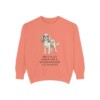 Cavalier King Charles Spaniel Humor Sweatshirt, Terracotta, front view