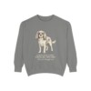 Cavalier King Charles Spaniel Latin Sweatshirt, Grey, front view