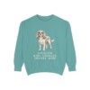 Cavalier King Charles Spaniel Mom Sweatshirt, Seafoam, front view