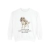 Cavalier King Charles Spaniel Sweatshirt, White, front view