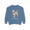 Cavapoo Sweatshirt, Blue Jean, front view