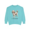 Cavapoo Sweatshirt, Chalky Mint, front view