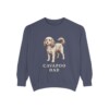 Cavapoo Dad Sweatshirt, Denim, front view