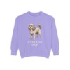 Cavapoo Dad Sweatshirt, Violet, front view