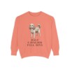 Cavapoo Humor Sweatshirt, Terracotta, front view