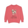Cavapoo Humor Sweatshirt, Watermelon, front view