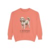 Cavapoo Latin Sweatshirt, Terracotta, front view