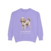 Cavapoo Latin Sweatshirt, Violet, front view