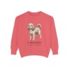 Cavapoo Latin Sweatshirt, Watermelon, front view
