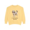 cavapoo-sweatshirt-mom-butter Cavapoo Mom Sweatshirt, Butter, front view