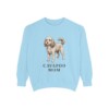 cavapoo-sweatshirt-mom-chambray Cavapoo Mom Sweatshirt, Chambray, front view