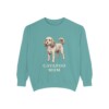 cavapoo-sweatshirt-mom-seafoam Cavapoo Mom Sweatshirt, Seafoam, front view