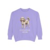 cavapoo-sweatshirt-mom-violet Cavapoo Mom Sweatshirt, Violet, front view