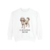 cavapoo-sweatshirt-mom-white Cavapoo Mom Sweatshirt, White, front view