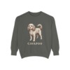 Cavapoo Sweatshirt, Pepper, front view