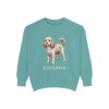 Cavapoo Sweatshirt, Seafoam, front view