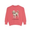 Cavapoo Sweatshirt, Watermelon, front view