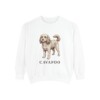 Cavapoo Sweatshirt, White, front view