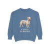 Cesky Terrier Sweatshirt, Blue Jean, front view