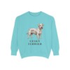 Cesky Terrier Sweatshirt, Chalky Mint, front view