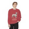 Cesky Terrier Sweatshirt, Crimson, person 1 front