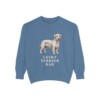 Cesky Terrier Dad Sweatshirt, Blue Jean, front view