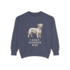 Cesky Terrier Dad Sweatshirt, Denim, front view
