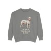 Cesky Terrier Dad Sweatshirt, Grey, front view