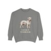 Cesky Terrier Sweatshirt, Grey, front view