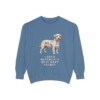 Cesky Terrier Humor Sweatshirt, Blue Jean, front view