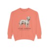 Cesky Terrier Latin Sweatshirt, Terracotta, front view