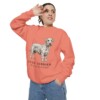 Cesky Terrier Latin Sweatshirt, Terracotta, person 2 context