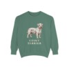 Cesky Terrier Sweatshirt, Light Green, front view