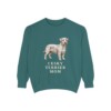 Cesky Terrier Mom Sweatshirt, Blue Spruce, front view