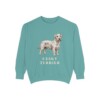 Cesky Terrier Sweatshirt, Seafoam, front view