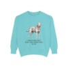 Chesapeake Bay Retriever Dad Sweatshirt, Chalky Mint, front view