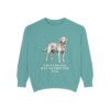 Chesapeake Bay Retriever Dad Sweatshirt, Seafoam, front view